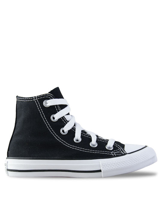 CHUCK TAYLOR ALL STAR Παιδικά Sneakers High Μαύρα