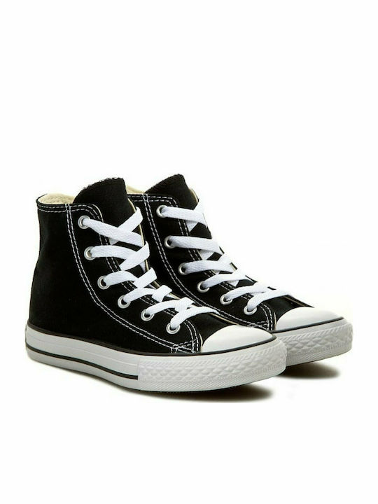CHUCK TAYLOR ALL STAR Παιδικά Sneakers High Μαύρα