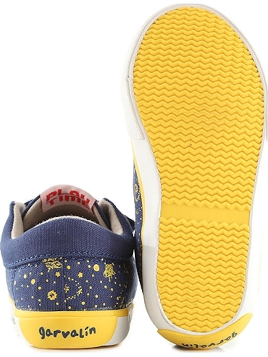 Παιδικά Sneakers Ανατομικά με Σκρατς Μπλε