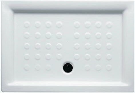 Sanitana Julieta Quadratisch Porzellan Dusche x70cm Weiß