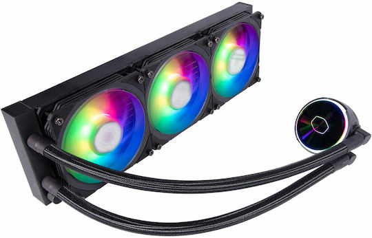CoolerMaster Masterliquid PL360 Flux Υδρόψυξη AIO CPU με 3 Ανεμιστήρες 120mm και ARGB Φωτισμό