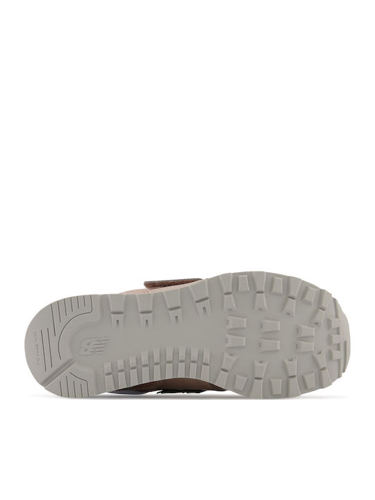 Kinder Sneakers mit Klettverschluss Gold