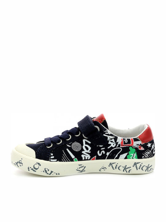 Kids Sneakers Anatomic with Scratch Navy Blue