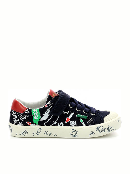 Kids Sneakers Anatomic with Scratch Navy Blue