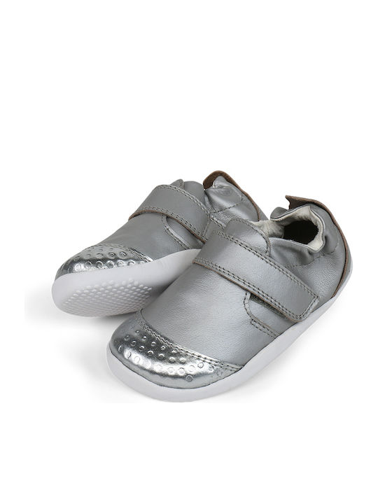 Bobux Kinder-Sneaker Step up Xplorer Go Anatomisch mit Klettverschluss Silber