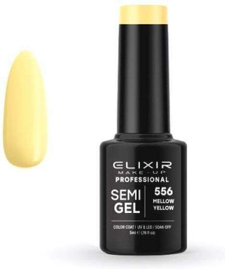 Elixir Semi Gel Ημιμόνιμο Βερνίκι Νυχιών 556 Mellow Yellow 5ml