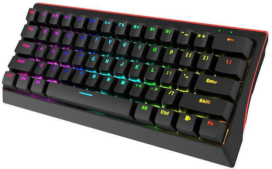 Marvo KG962 Gaming Mechanische Tastatur 60% mit Benutzerdefiniert Blau Schaltern und RGB-Beleuchtung (Englisch US)