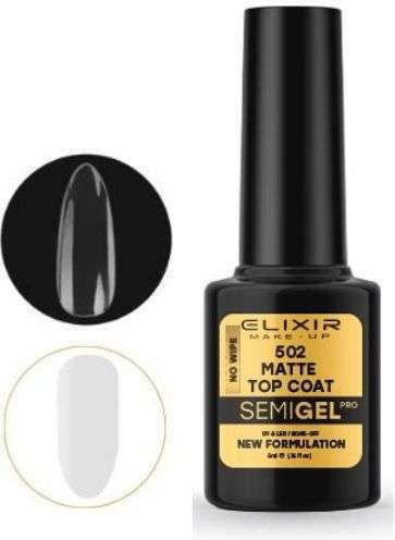 Elixir 502 Top Coat για Gel Matte 5ml