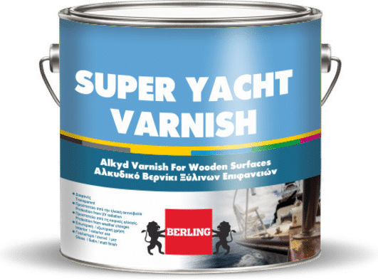 Berling Super Yacht Varnish Lac de finisare Baza solventă Incolor Matt 2.5lt