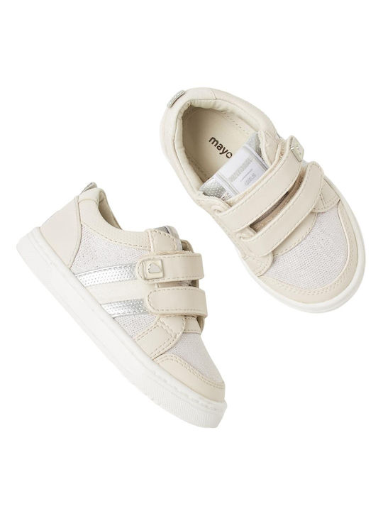 Mayoral Kinder-Sneaker mit Klettverschluss Beige