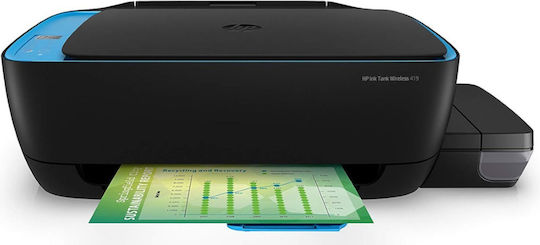HP Ink Tank Wireless 419 Colour All In One Inkjet Printer