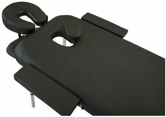 Marinopoulos 2209A Aluminum Portable/Folding Black Massage and Physiotherapy Bed 185x62cm