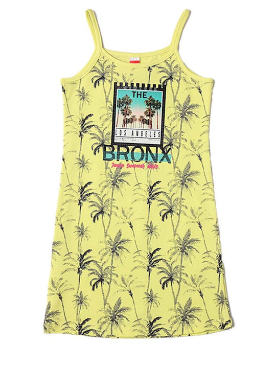 Bronx Kinderkleid Ärmellos Gelb