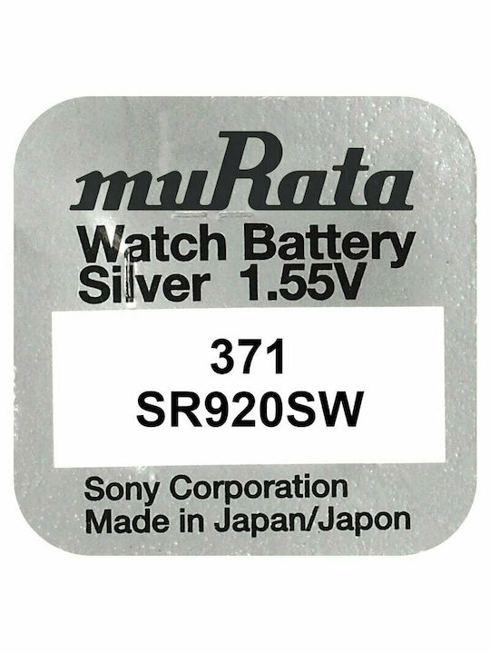 Murata Lithium Watch Battery SR920SW 1.55V 10pcs