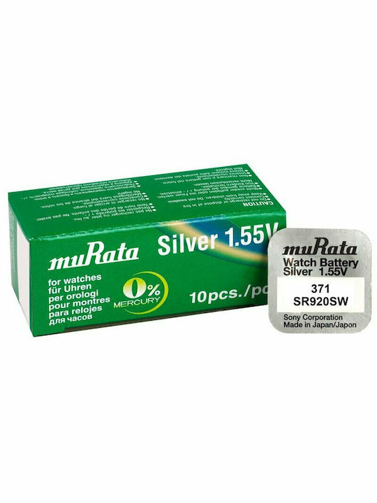 Murata Lithium Watch Battery SR920SW 1.55V 10pcs