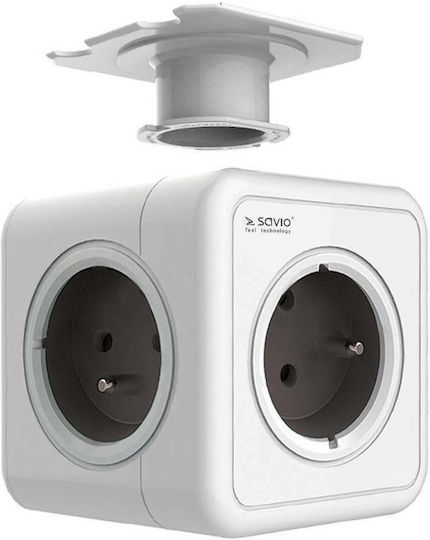 Savio PowerCube 5 Θέσεων με Καλώδιο 1.5m