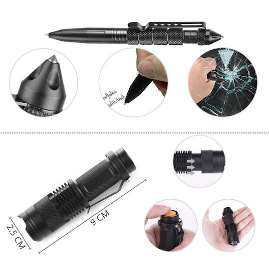 Survival Kit Case with Whistle