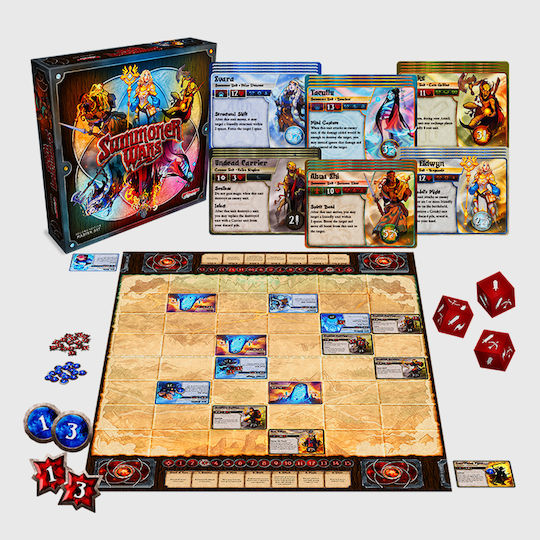 Board Game Summoner Wars 2nd Edition Master Set for 2 Players 9+ Years Old (EN) Plaid Hat