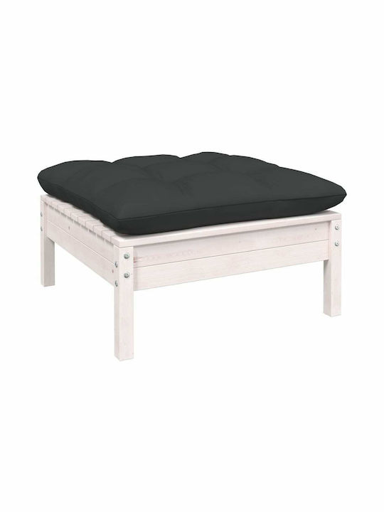 Bench Outdoor Wooden with Pillows 127x63.5x28.5cm
