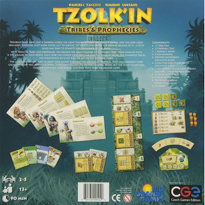 Rio Grande Games Game Expansion Tzolk'in The Mayan Calendar for 2-5 Players 13+ Years RIO (EN)