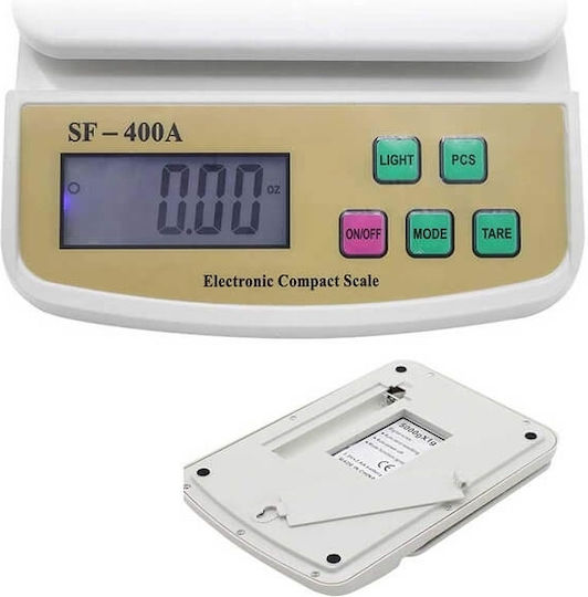 Andowl SF-400A Digital Kitchen Scale Up To 10kg White