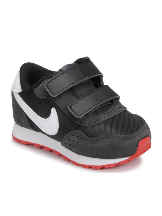 MD VALIANT Παιδικά Sneakers με Σκρατς Black / Dark Smoke Grey / University Red