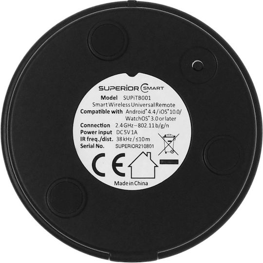 Superior Electronics Smart Hub Wi-Fi / IR Kompatibel mit Google Home, Apple HomeKit & Alexa
