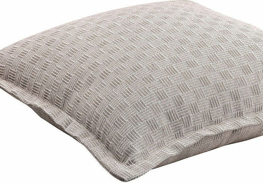 Madi Sofa Cushion Perplex from 100% Cotton Brown 45x45cm.