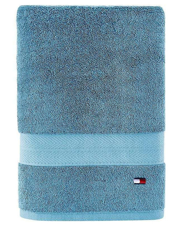 Tommy Hilfiger Bath Towel Legend 9501782 70x140cm. Ice Blue Weight 540gr/m²