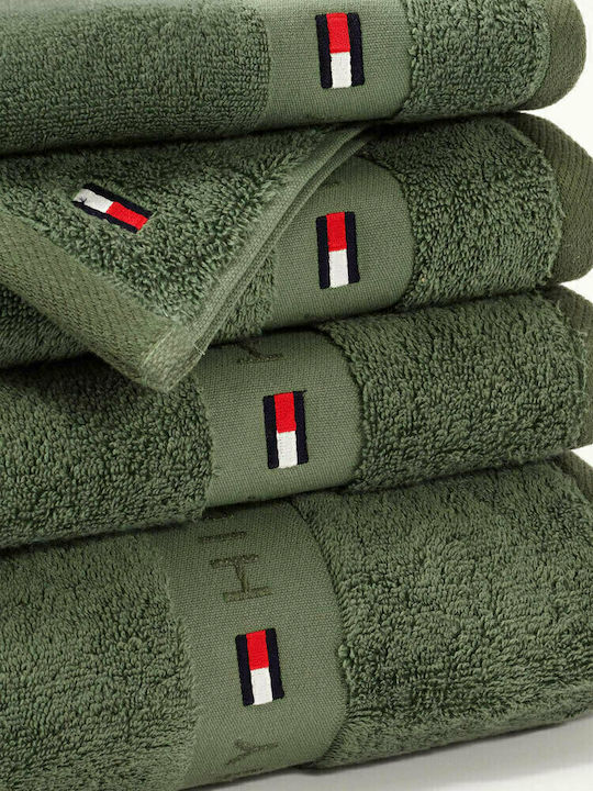 Tommy Hilfiger Bath Towel Legend 70x140cm Khaki 540gr/m²