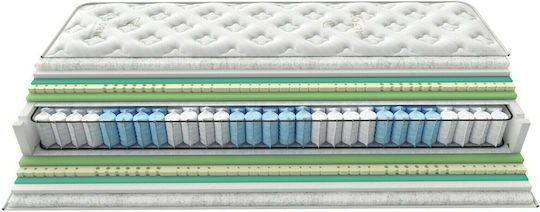 Greco Strom Cocoon King Size Anatomic Saltea Spumă / Latex Față-verso 200x200x30cm
