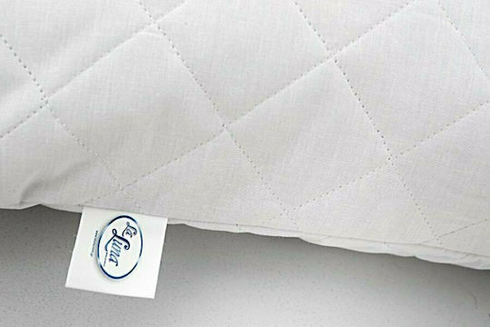 La Luna Luxurious Schutzkissenbezug-Set Gesteppt Weiß 35x65cm.