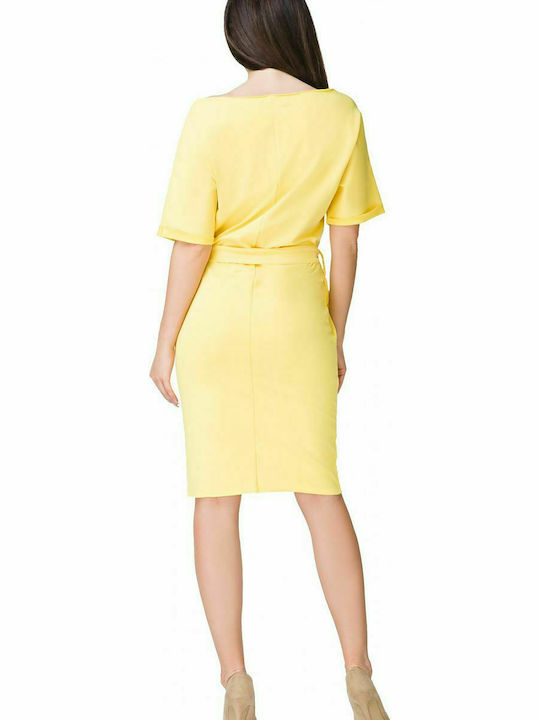 Tessita Summer Midi Dress Yellow