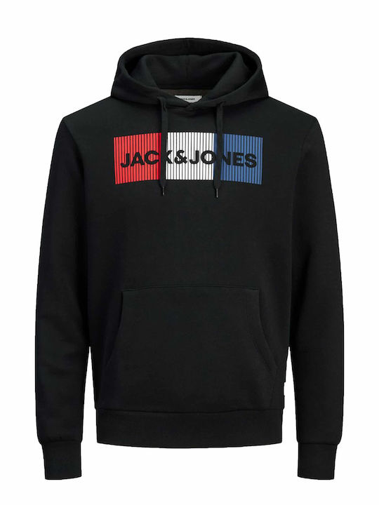 Sweatshirt with Hood Black/PLAY