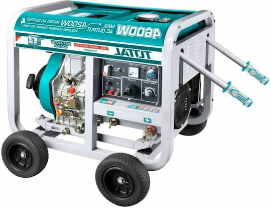 Total Generator Petroleum Four-stroke with Wheels and Maximum Power 5.2kVA