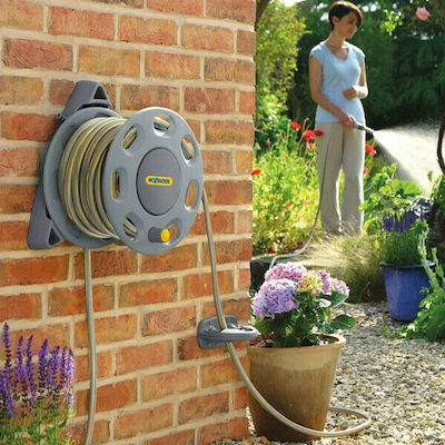 Hozelock Watering Wind Wall Mounted for Hose up to 30m 00110