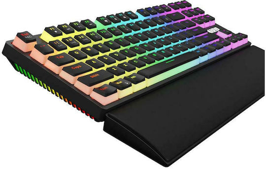 Marvo KG946 Gaming Tastatură Mecanică Tenkeyless cu Custom Red comutatoare și iluminare RGB (Engleză US)
