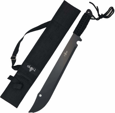 Amont Third Machete Black with Blade made of Stainless Steel in Sheath