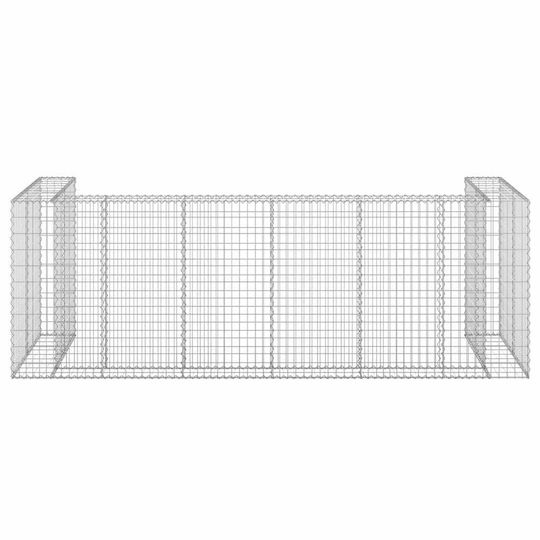 vidaXL Garden Fencing Material 1pcs Silver