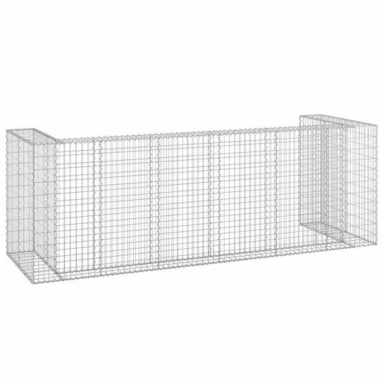 vidaXL Garden Fencing Material 1pcs Silver