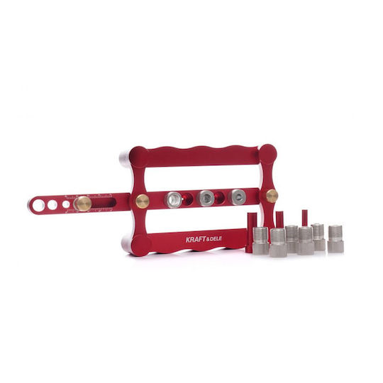 Kraft & Dele Drill Guide for Dowels and Hinges 10pcs KD10572