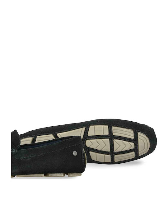 Suede Ανδρικά Μοκασίνια σε Μπλε Χρώμα