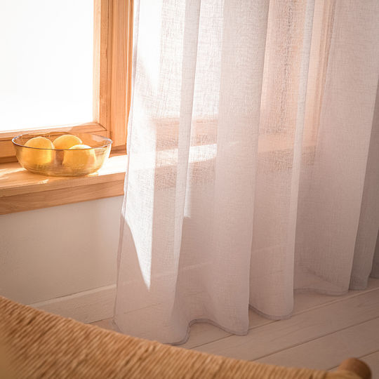 Gofis Home Κουρτίνα με Τρέσα Combe 34 Water Grey 502 140x280εκ.