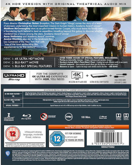 Interstellar 4K / Blu-Ray