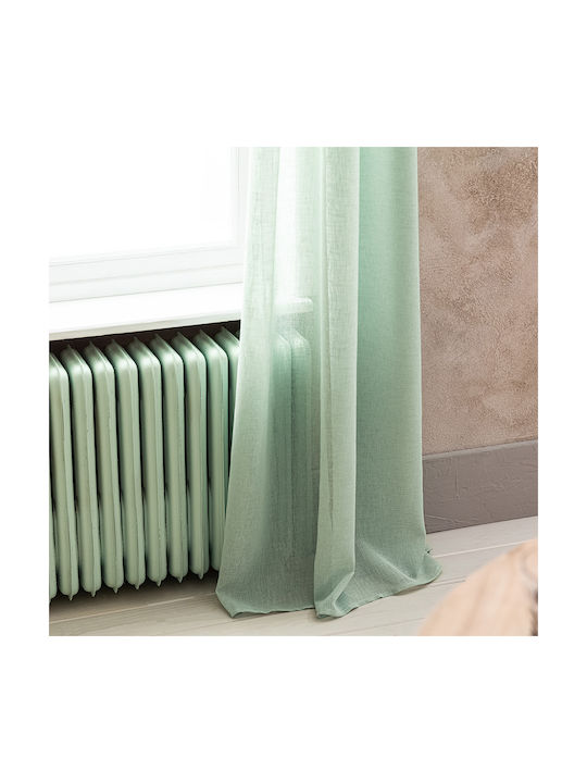 Gofis Home Κουρτίνα με Τρέσα Combe 38 Sea Glass 502 200x275εκ.