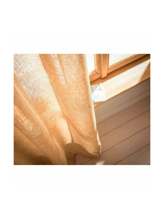 Gofis Home Curtain with Grommet Combe 36 Jute 502 20-04-502/36 140x280cm