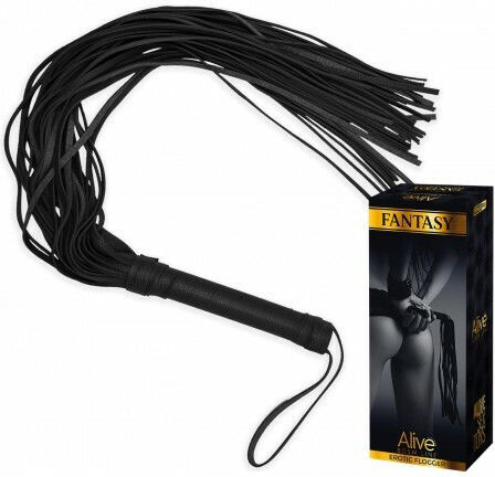 Alive Fantasy Peitsche Erotischer Flogger 69cm Black