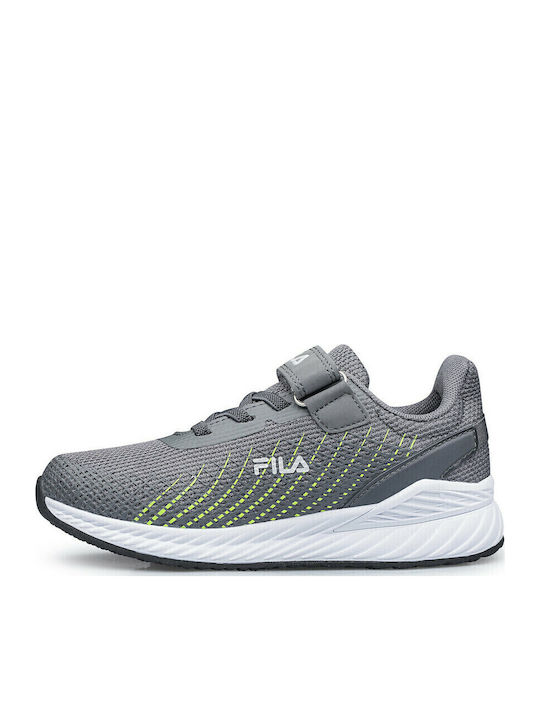 Lana Nnb V Kids Sports Shoes Running with Hoop & Loop Closure Gray