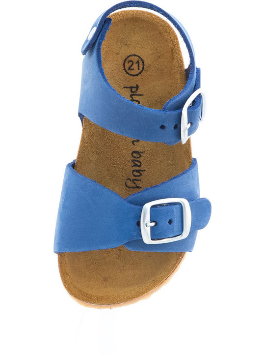 Παιδικά Πέδιλα Pixel Ανατομικά Nobuck Blue
