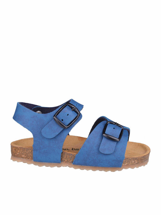 Παιδικά Πέδιλα Pixel Ανατομικά Nobuck Blue